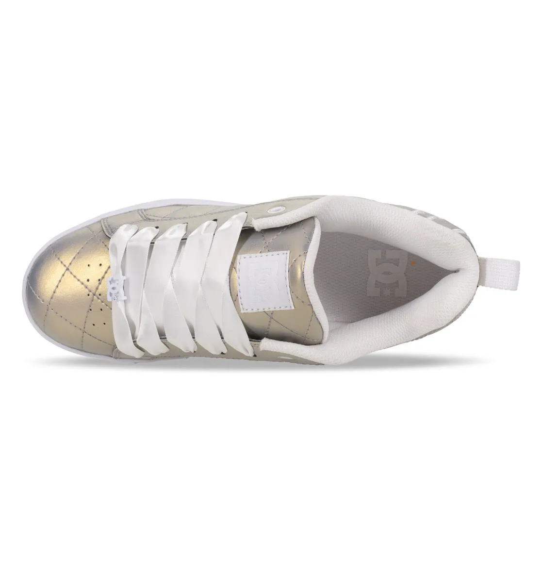 DC SHOES COURT GRAFFIK SE LIGHT GOLD LADIES TRAINERS