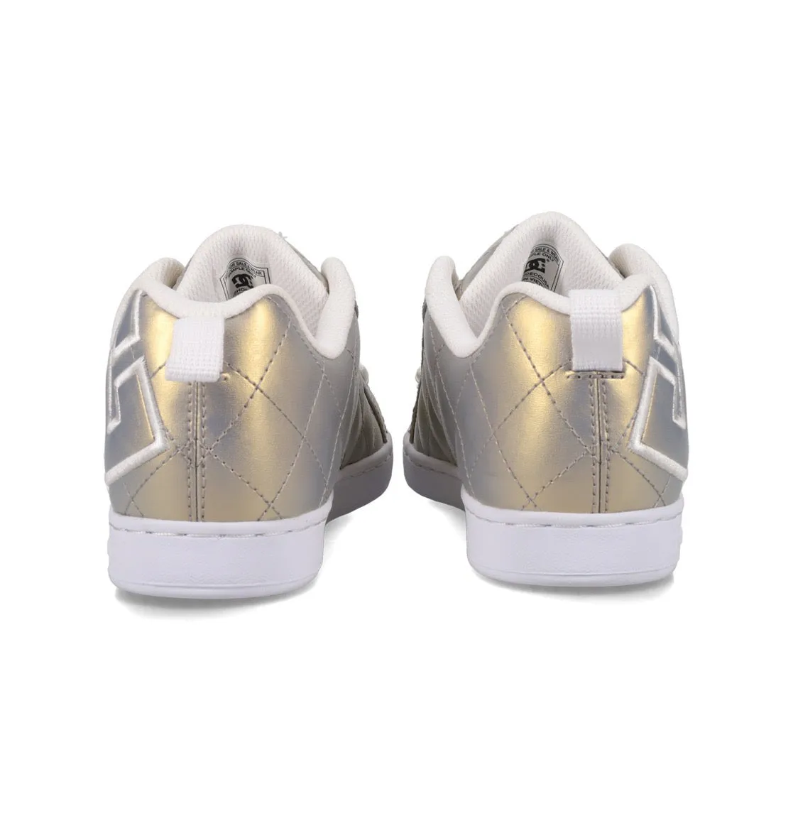 DC SHOES COURT GRAFFIK SE LIGHT GOLD LADIES TRAINERS