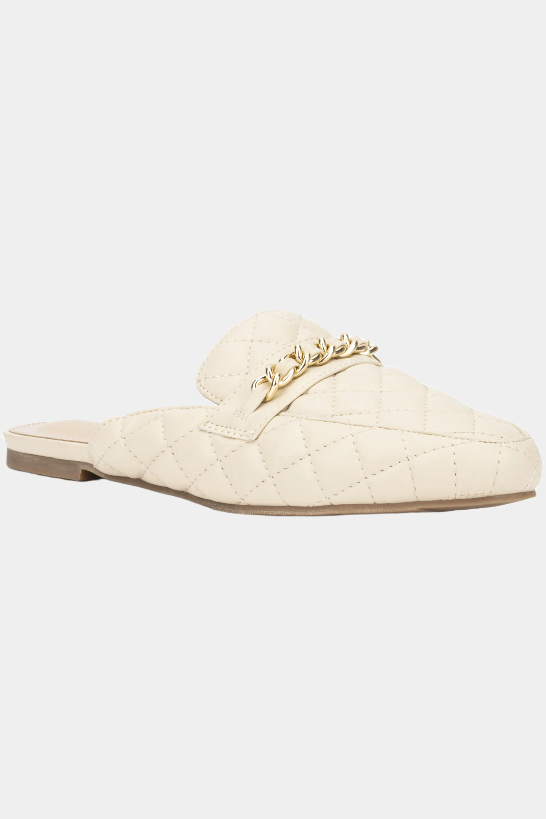 Denise Quilted Flat Mules