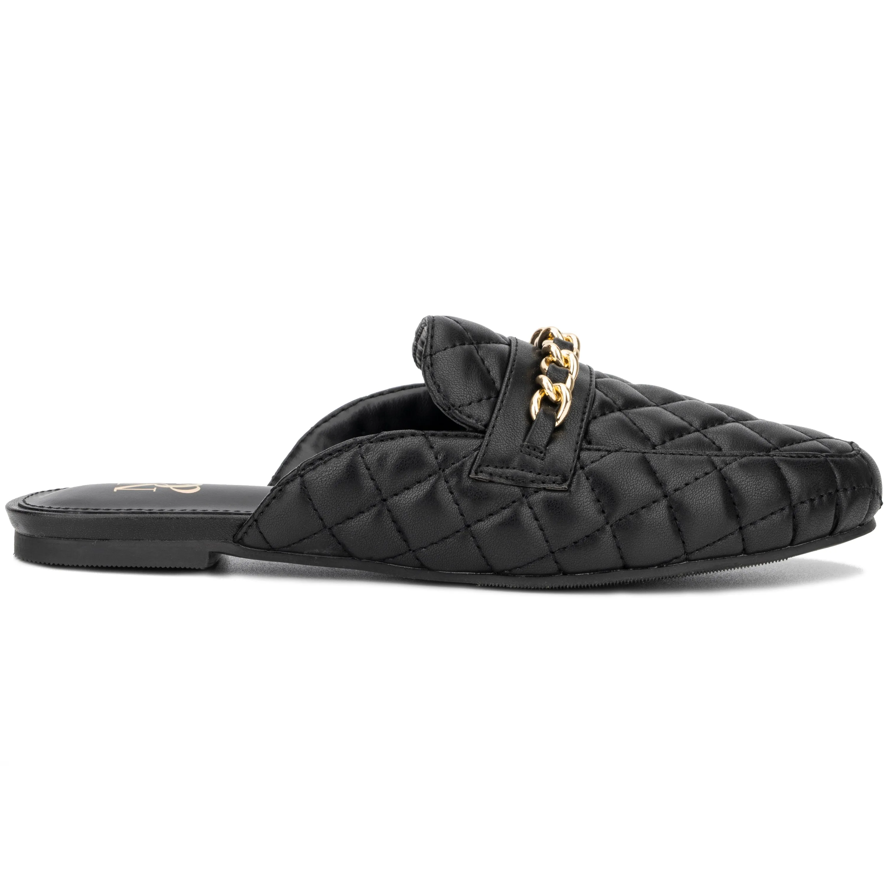 Denise Quilted Flat Mules