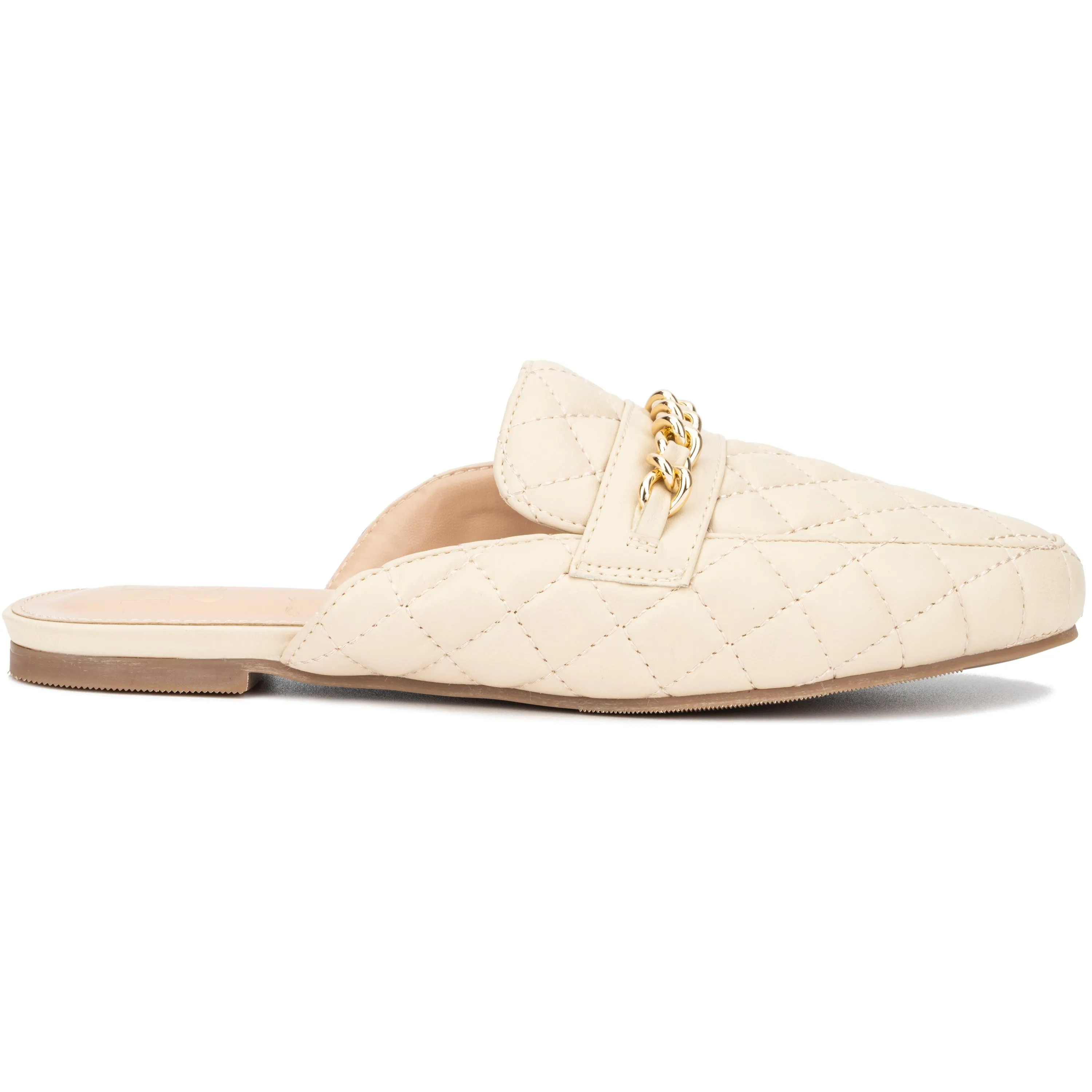 Denise Quilted Flat Mules