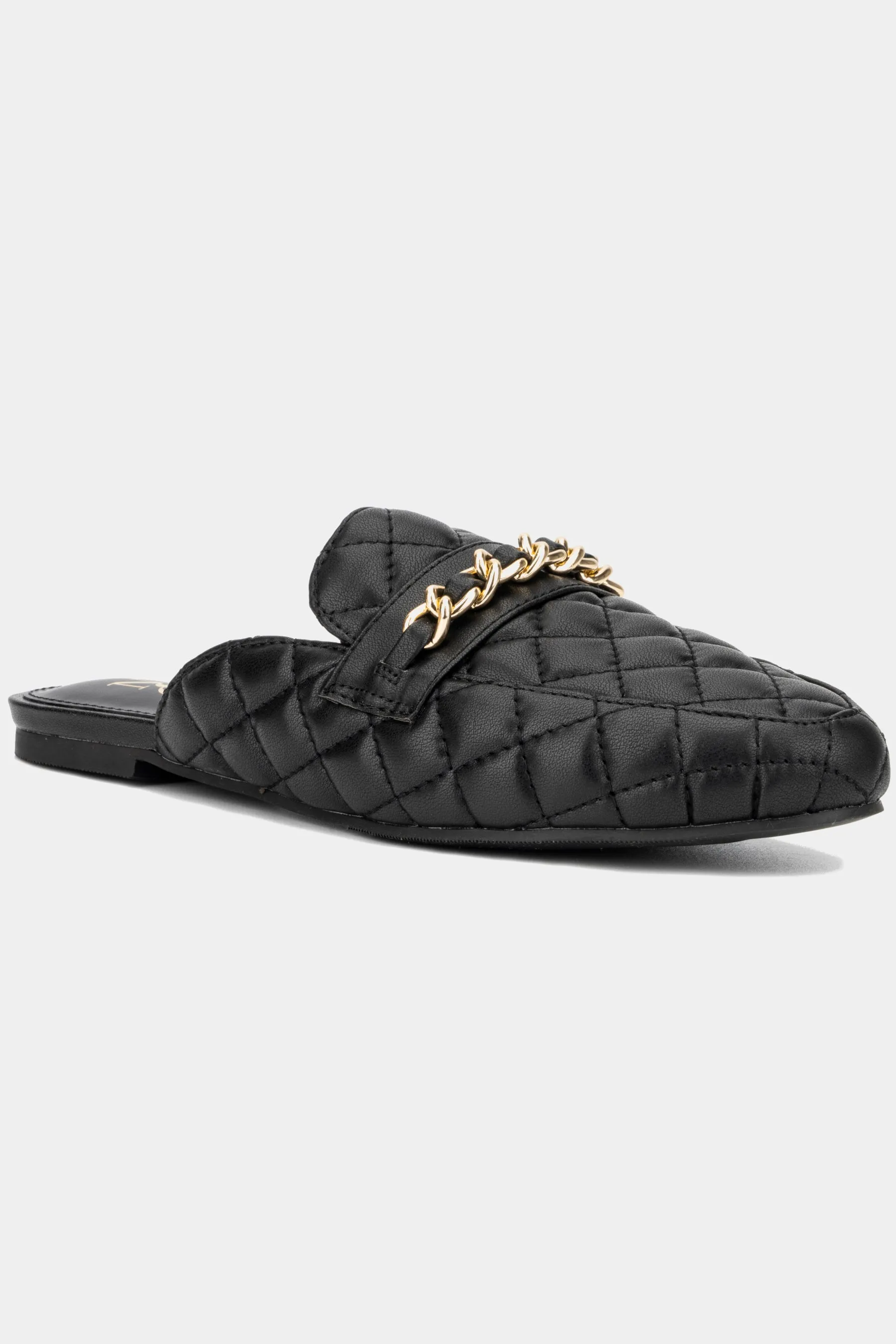 Denise Quilted Flat Mules