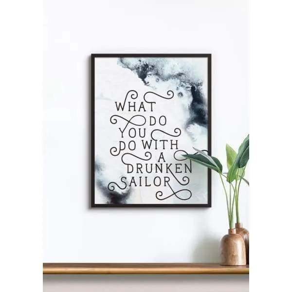 Drunken Sailor gallery wall set