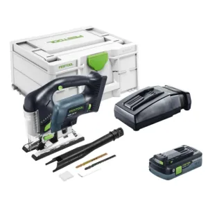 Festool 576535 Cordless Carvex D-Handle Jigsaw PSC 420-EB-Plus
