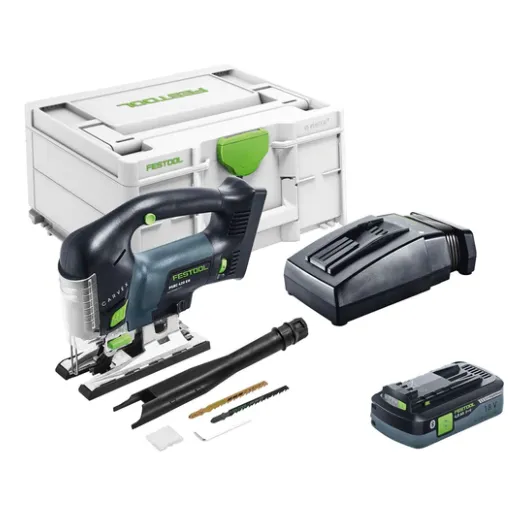 Festool 576535 Cordless Carvex D-Handle Jigsaw PSC 420-EB-Plus