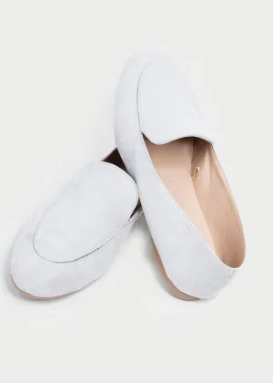 Flat loafer gamuza