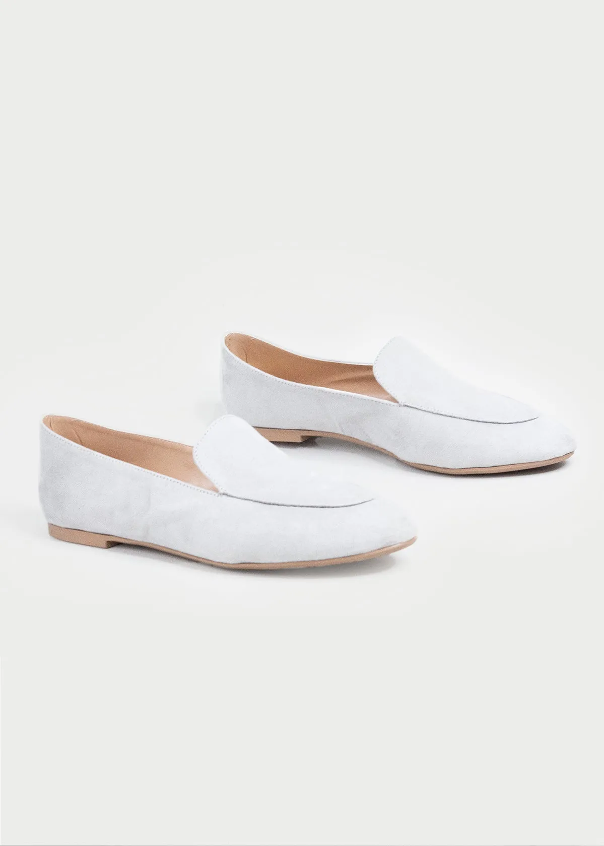 Flat loafer gamuza