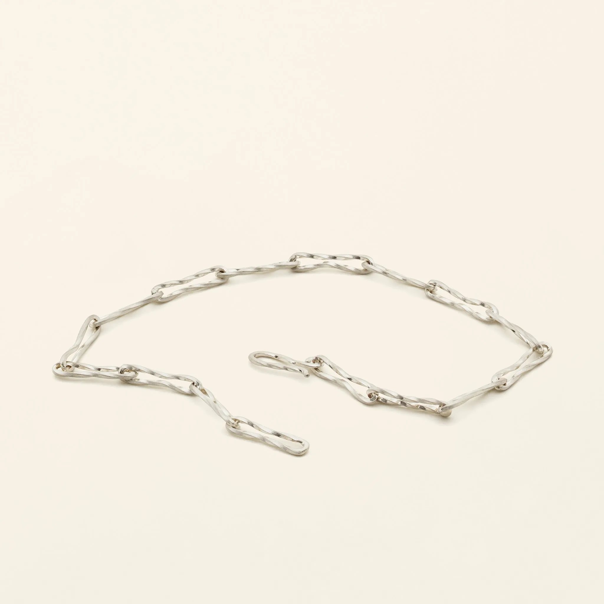 FLOW THIN BRACELET - silver 