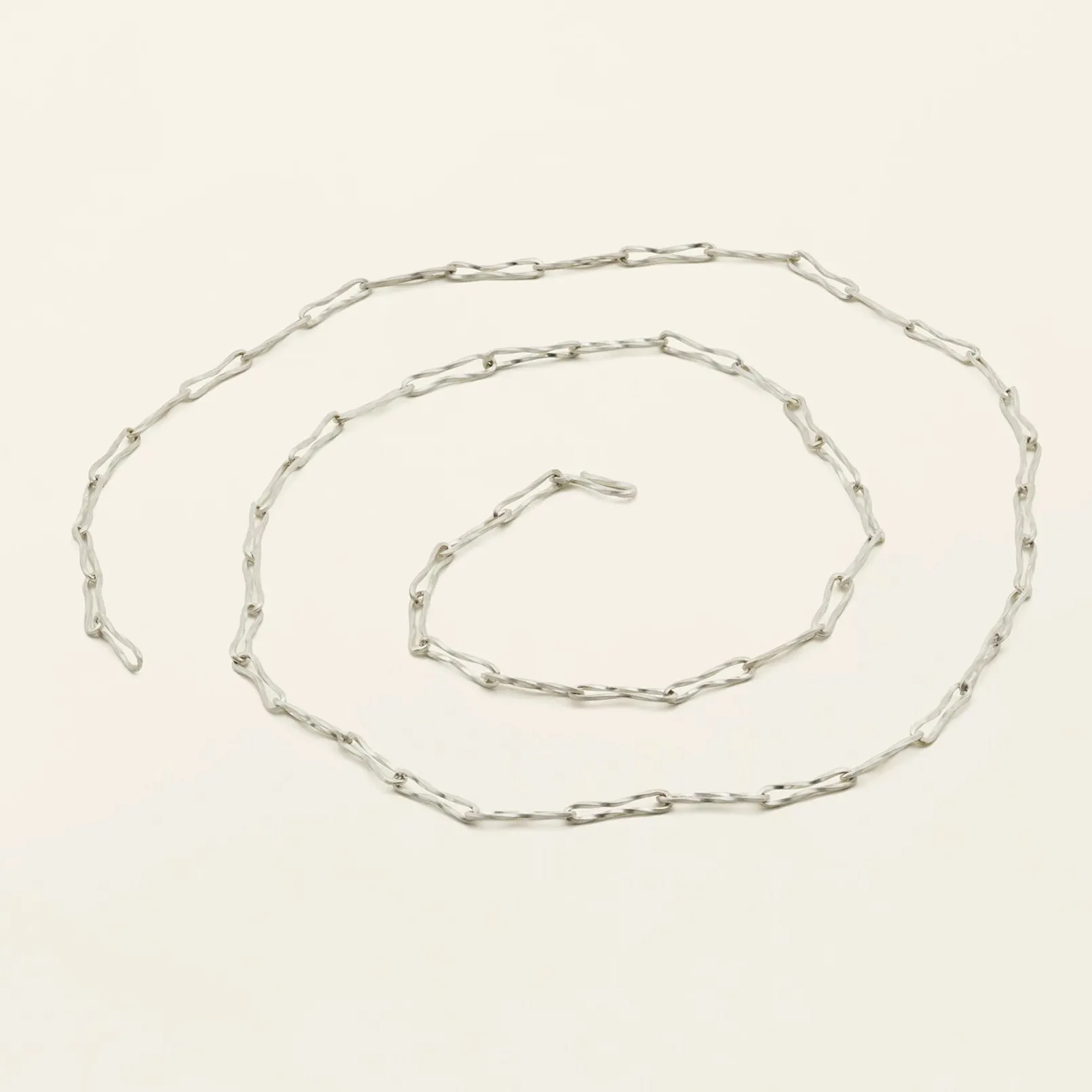 FLOW THIN NECKLACE - silver 