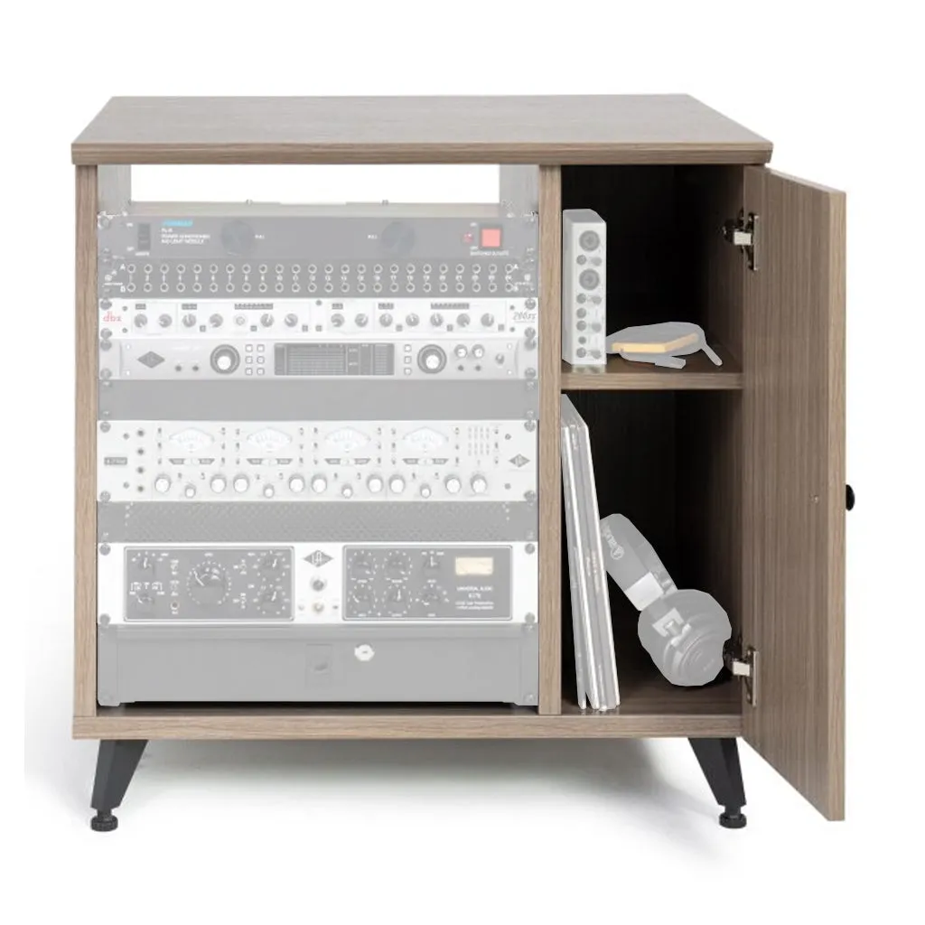 GATOR Elite Studio Sidecar Rack W/Shelf Grey