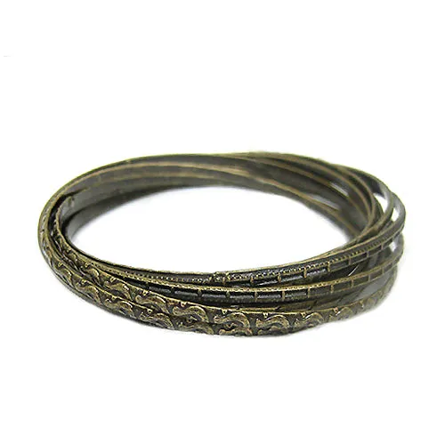 GOLD BANGLE SET  #HB10619_GOLD (KC3)