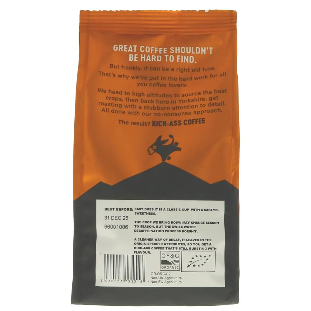 Grumpy Mule | Decaf Beans - Swiss Water - Sweet, Smooth and Balanced | 200g