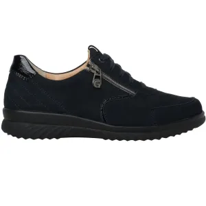 'Heike' women's wide fit (H) sneaker - blue