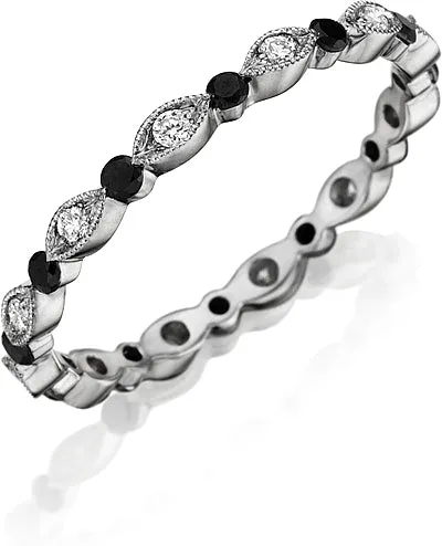 Henri Daussi Diamond Wedding Band