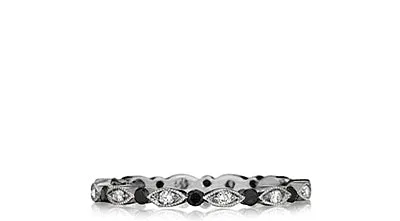 Henri Daussi Diamond Wedding Band
