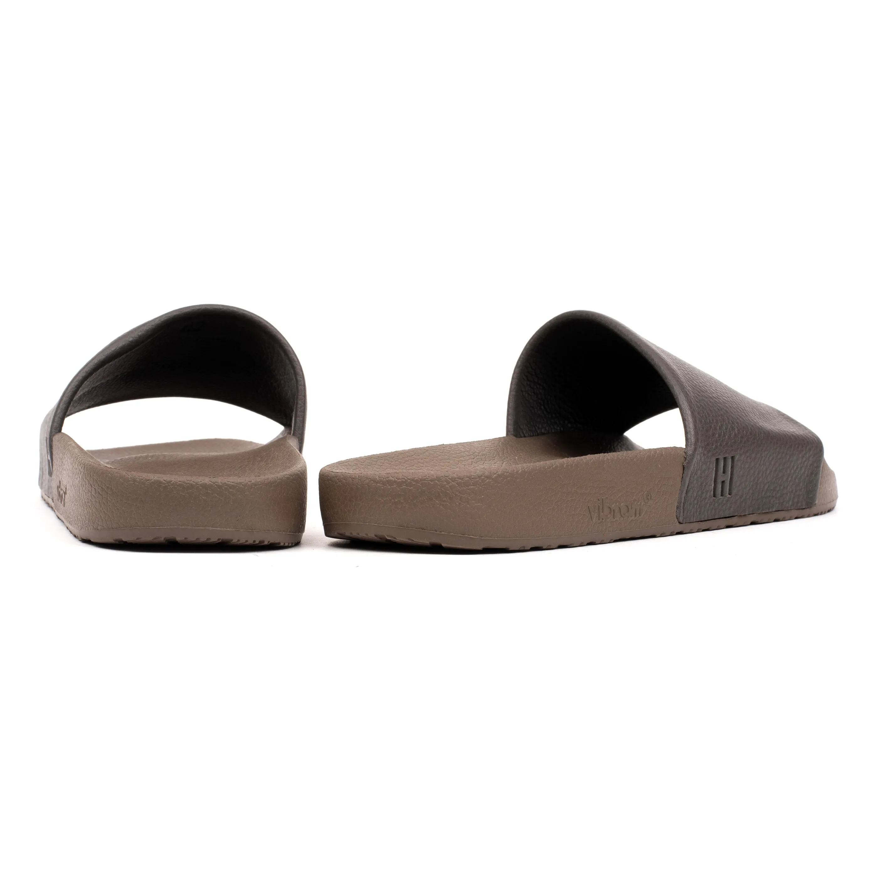 Hinson LUXURY GRIP SLIDE Grey Leather Milled