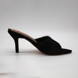 Horsy Black Mules