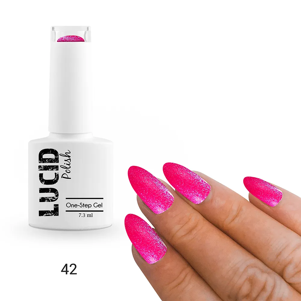 Iridescent Pink #42 - One Step Gel Polish