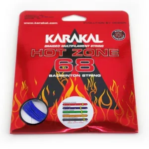 Karakal Hot Zone 68 Badminton String 0.68mm (10m) - Blue