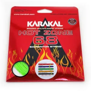Karakal Hot Zone 68 Badminton String 0.68mm (10m) - Green