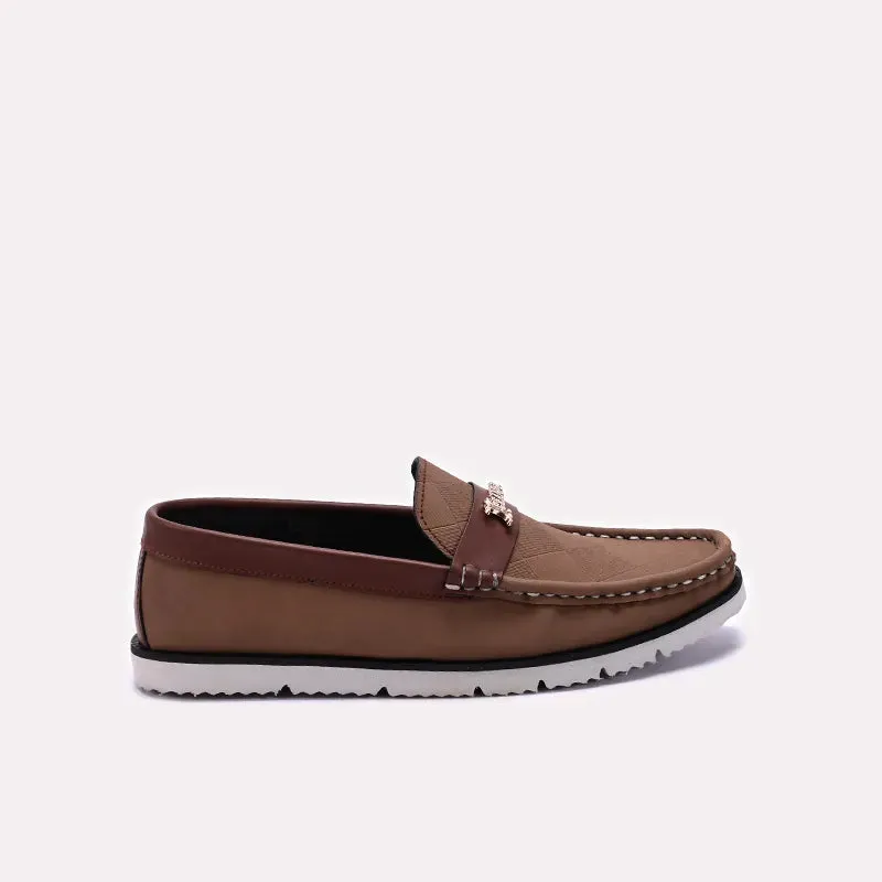 Kids Mustard Loafer Shoes 0610529