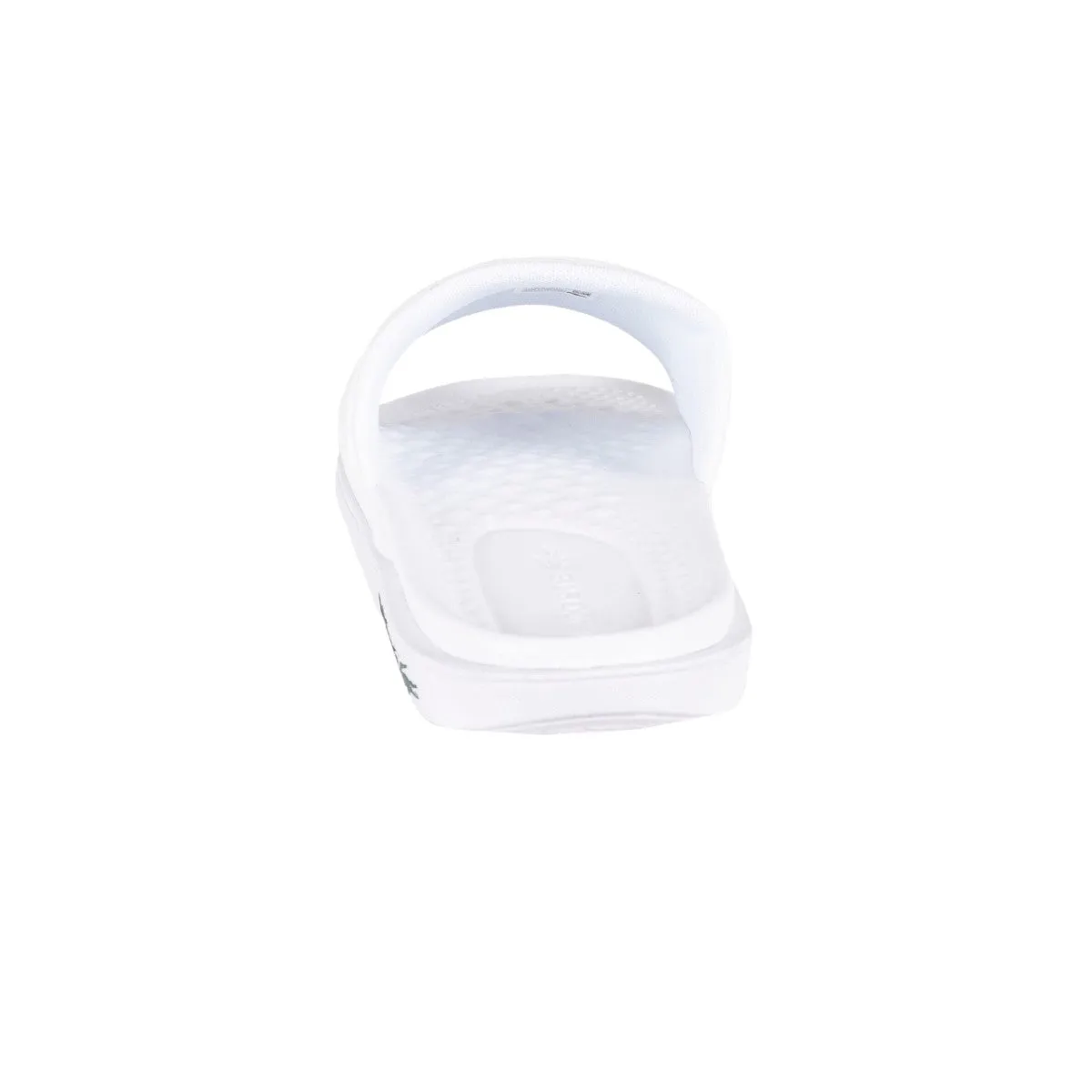 LACOSTE 7-43CMA00201R5 CROCO DUALISTE LOGO STRAP 0922 MN'S (Medium) White/Dark Green Synthetic Slide