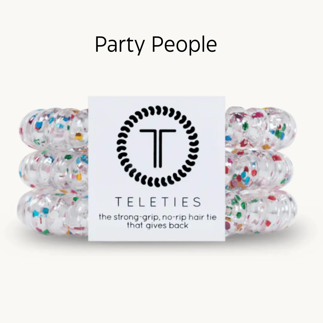 Large Coil Hair Ties (Set of 3) | Teleties**