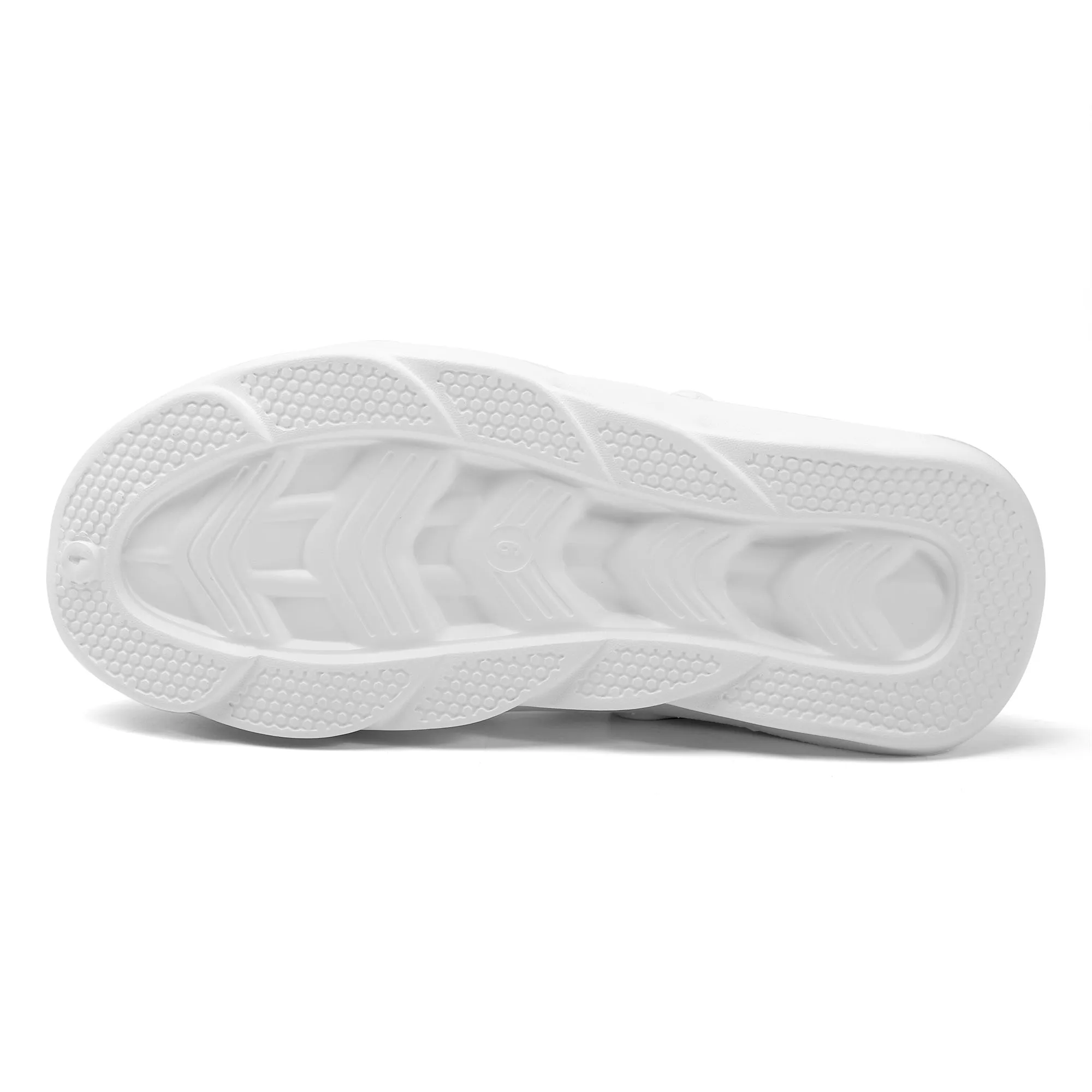 Lightweight Green Palm Trees Silhouette Graphic Hollow Beach Sandals