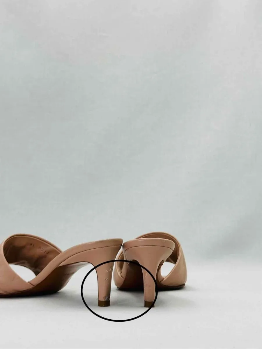 LOUIS VUITTON Revival Pink Monogram Mules 38