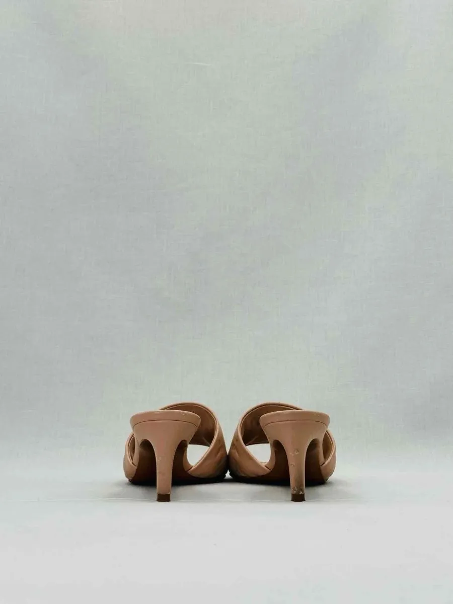 LOUIS VUITTON Revival Pink Monogram Mules 38
