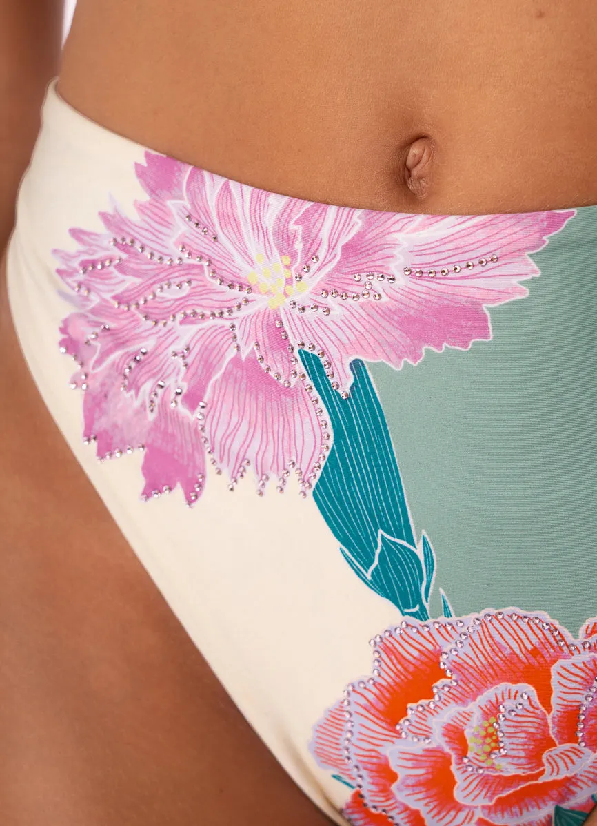 Maaji Eden Delphi High Rise Thin Side Bikini Bottom