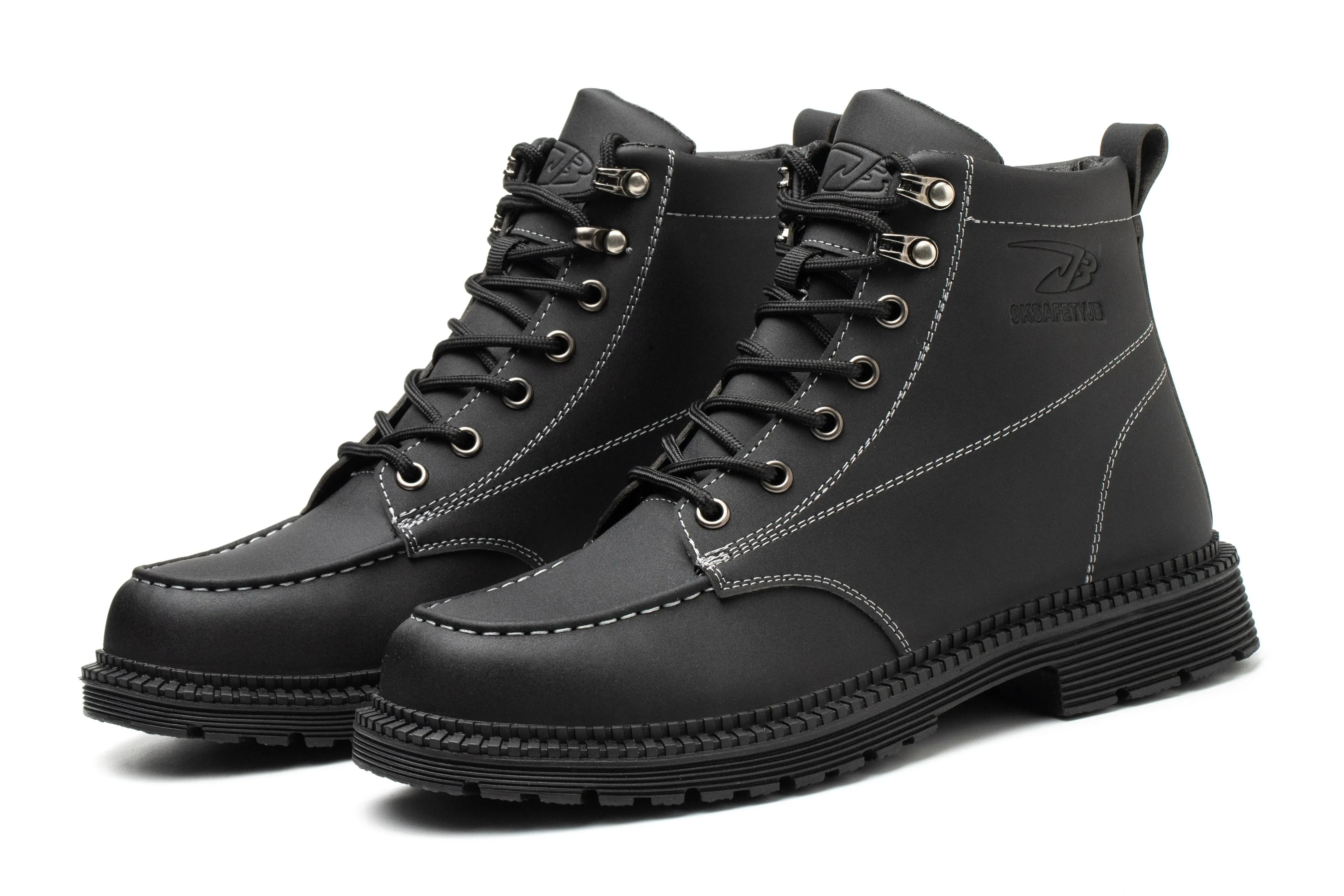 Men's Microfiber Leather Safety Shoes Men's Work Shoes