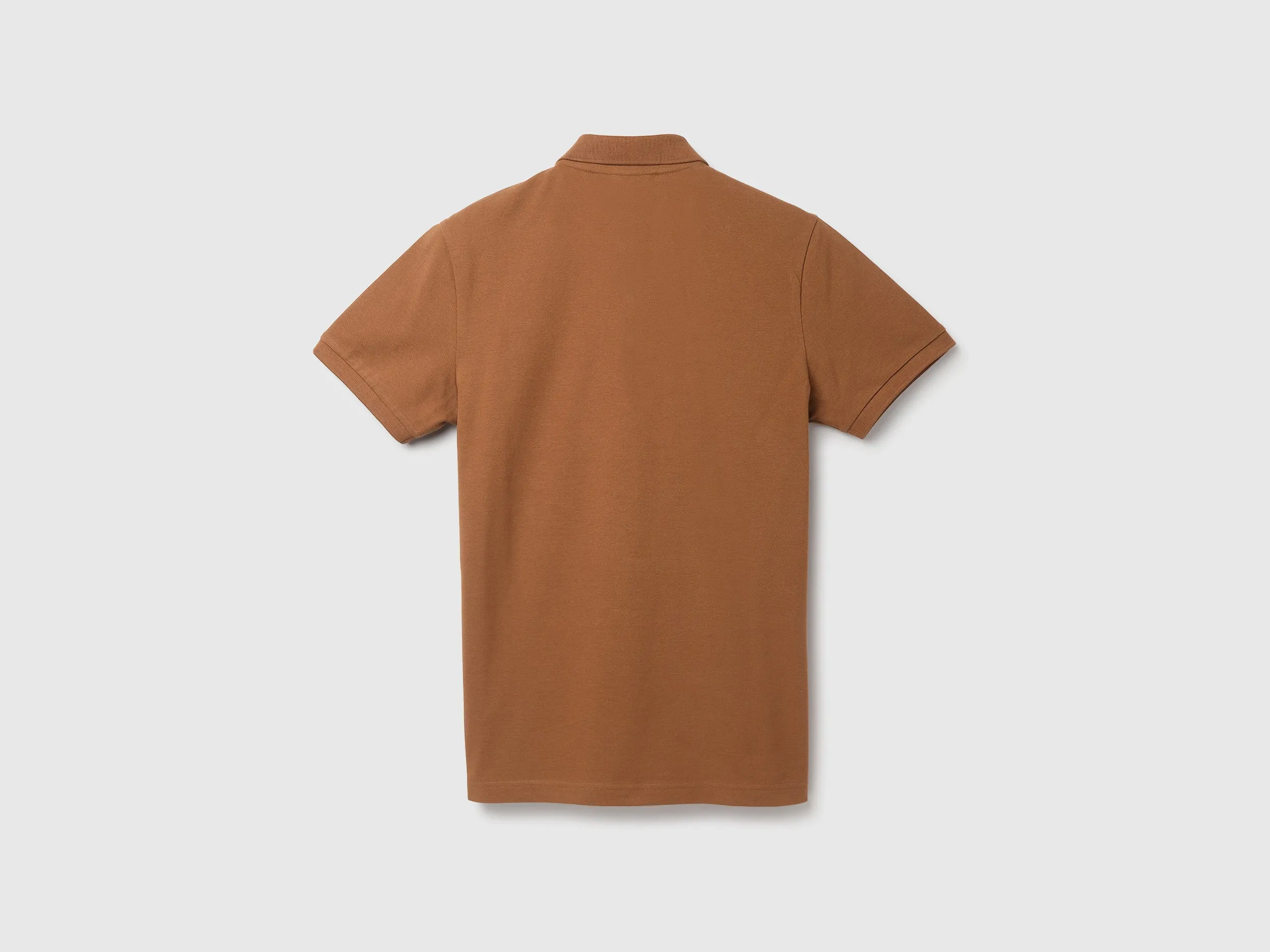 Men's Regular Fit Polo Neck Applique T-shirt