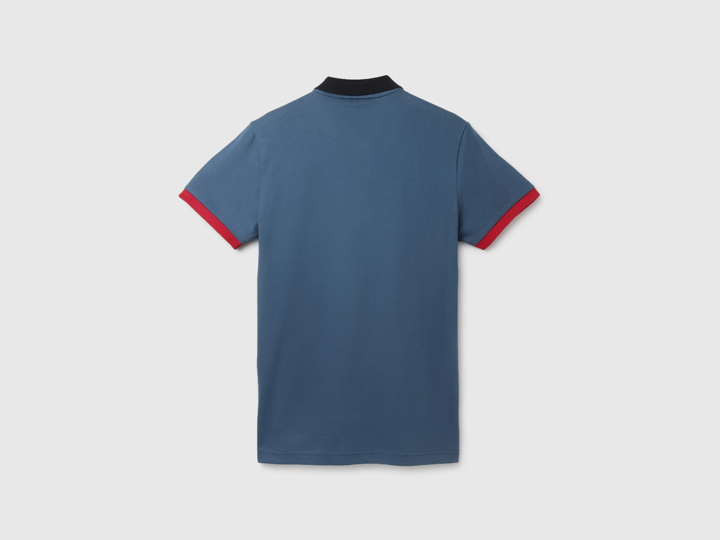 Men's Regular Fit Polo Neck Applique T-shirt