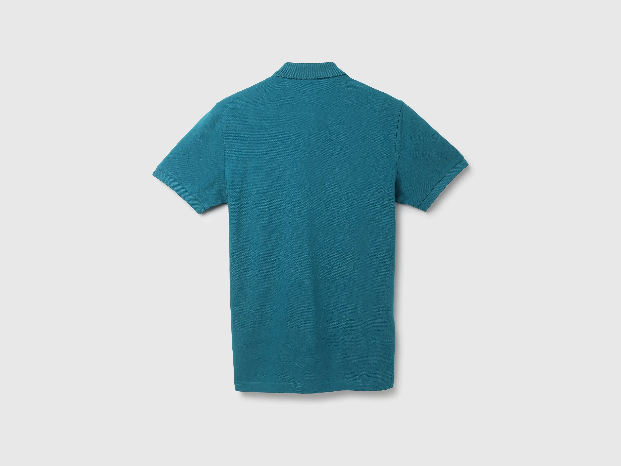 Men's Regular Fit Polo Neck Applique T-shirt
