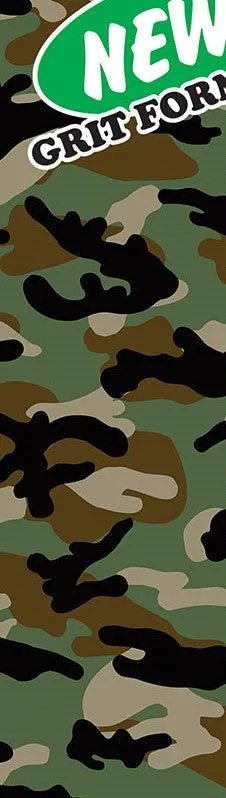 Mob Camo Skateboard Grip Tape (Red, Orange, Green, Pink, or Purple)