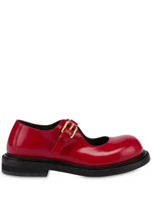 Moschino buckled loafers