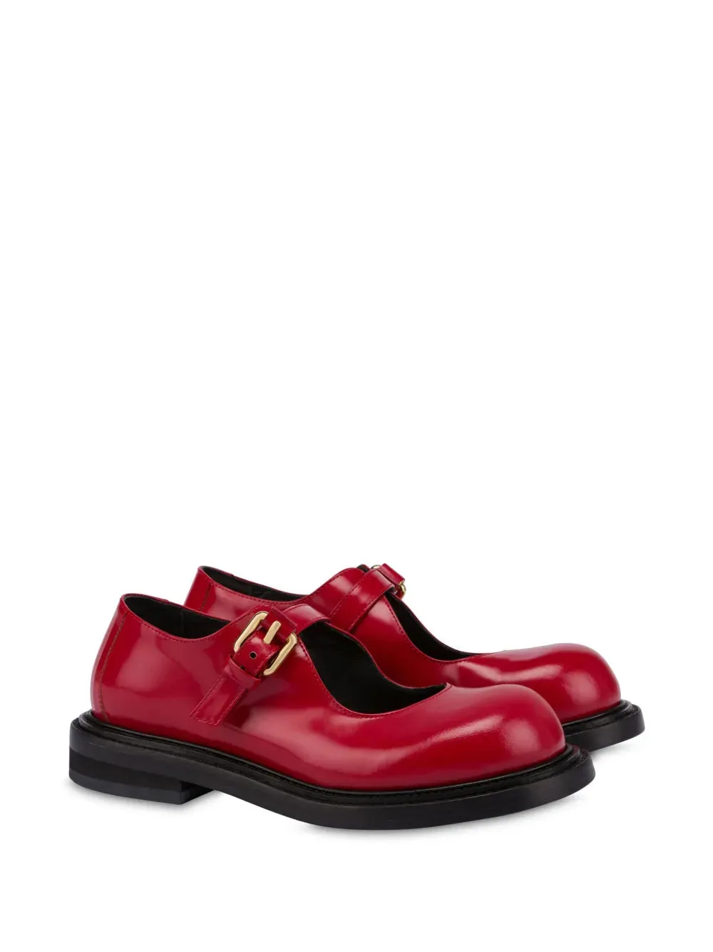Moschino buckled loafers