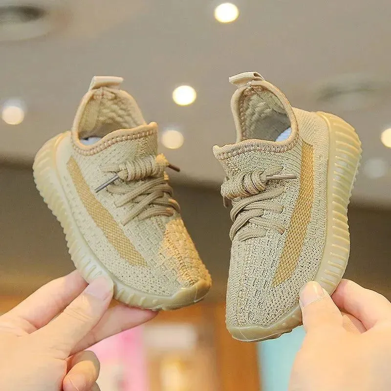 New Kids Fashion Sneakers Children's Sneakers Casual Shoes Breathable Soft Bottom Kids Boys Girls Students Running Tennis Shoes