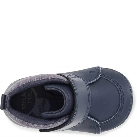 NEW STRIDE RITE kids soft motion mateo shoe in navy