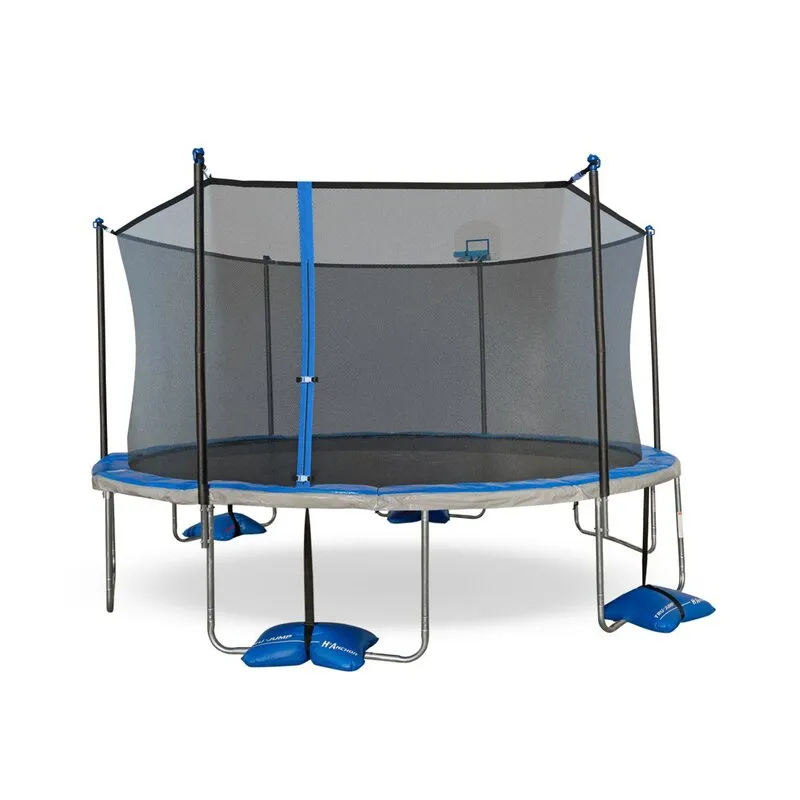 New Wayfair Item! Missing 1 spring 14' Round Trampoline with Safety Enclosure! Retails $425 