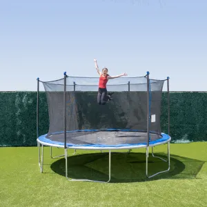 New Wayfair Item! Missing 1 spring 14' Round Trampoline with Safety Enclosure! Retails $425 