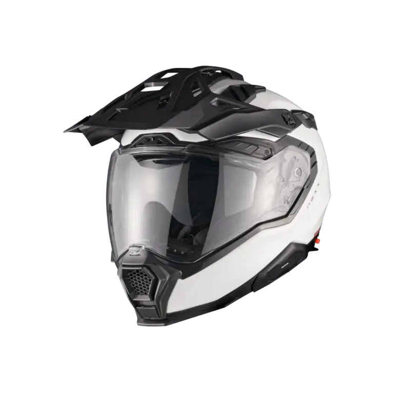 Nexx X. WED3 Plain White Pearl Adventure Helmet