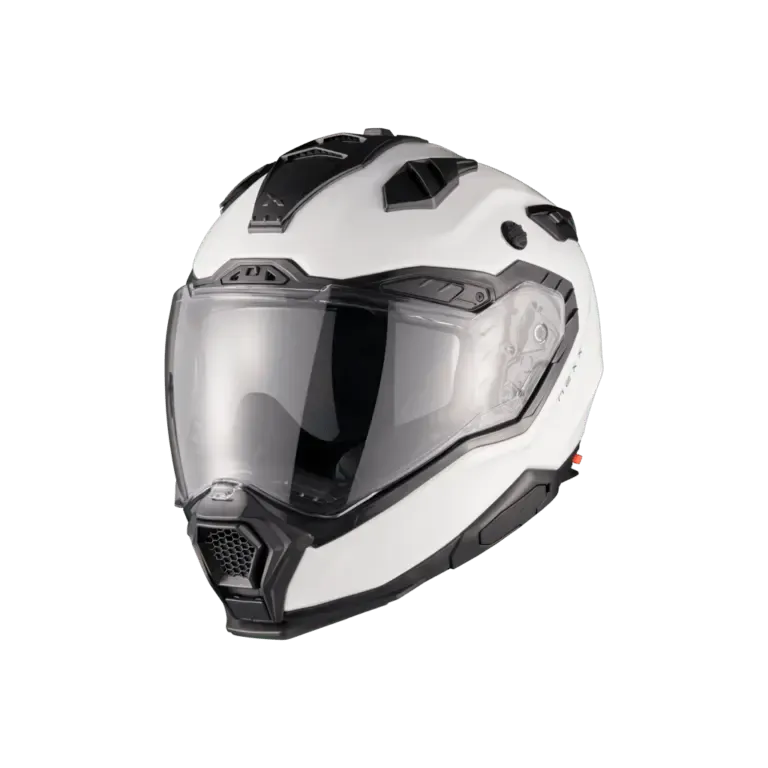 Nexx X. WED3 Plain White Pearl Adventure Helmet
