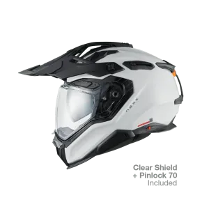 Nexx X. WED3 Plain White Pearl Adventure Helmet