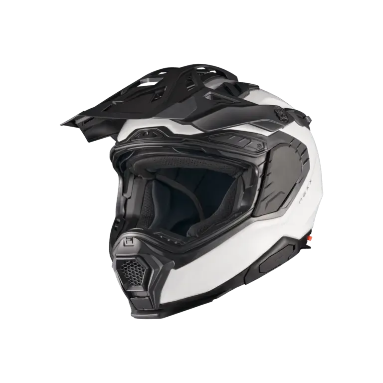 Nexx X. WED3 Plain White Pearl Adventure Helmet