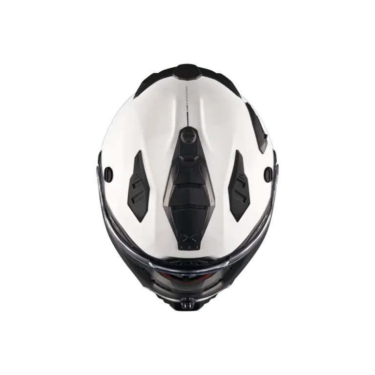 Nexx X. WED3 Plain White Pearl Adventure Helmet