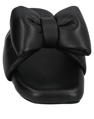 OFF-WHITE NAPPA LEATHER EXTRA PADDED BOW MULES