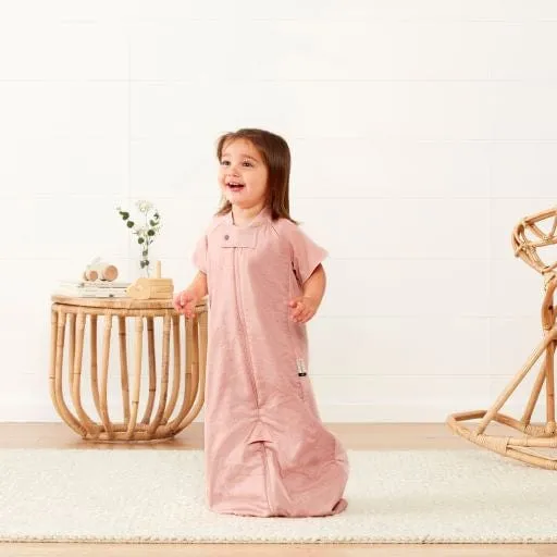 Organic All Year Short Sleeved 2 in 1 Sleeping Suit Bag - Berries
