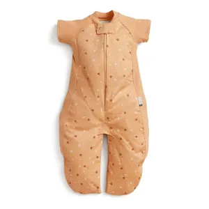 Organic All Year Short Sleeved 2 in 1 Sleeping Suit Bag - Honey Bees